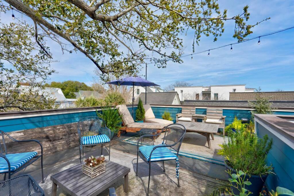 Elegant Sunlit Home With Private Rooftop Oasis Charleston Luaran gambar